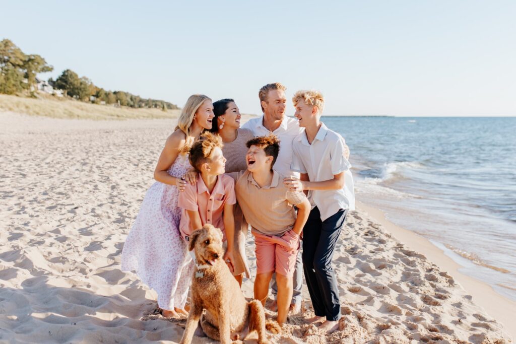 Britany Kadzban Blended Family Picture